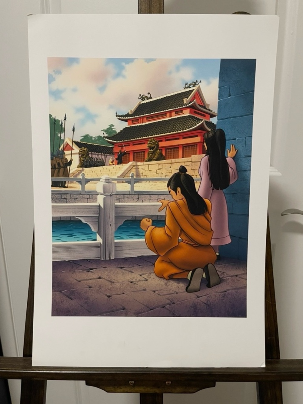 Mulan Inspired Scene Poster Print - Wall Art Fantasy Stage Productions